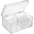 Bleod Clear Acrylic Cosmetic Storage Box 26 cm Hinged Lid - Product view